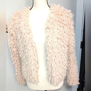 Fluffy short cozy jacket